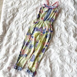 Matilda Jane The Adventure Begins Horseshoe Romper Girls Size 6 Floral